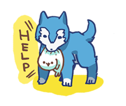 life of azarashi 02 sticker #8159318