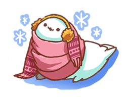 life of azarashi 02 sticker #8159319