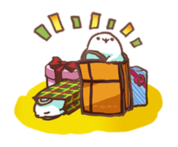 life of azarashi 02 sticker #8159321