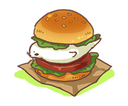 life of azarashi 02 sticker #8159323