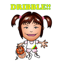 hina and boba basketball sticker #8159327
