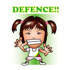 hina and boba basketball sticker #8159328