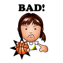 hina and boba basketball sticker #8159339
