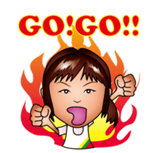 hina and boba basketball sticker #8159342