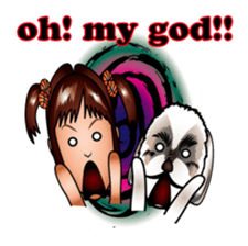 hina and boba basketball sticker #8159352