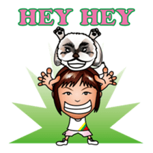 hina and boba basketball sticker #8159355