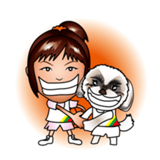 hina and boba basketball sticker #8159362