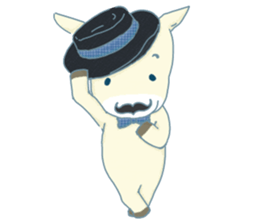 Kawaii pony and friend sticker #8159604