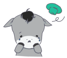 Kawaii pony and friend sticker #8159606