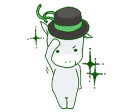 Kawaii pony and friend sticker #8159611