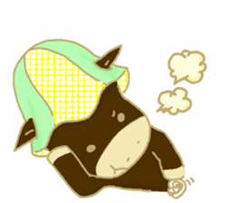 Kawaii pony and friend sticker #8159615