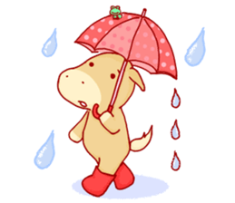 Kawaii pony and friend sticker #8159634