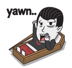 Draco the Vampire sticker #8160074