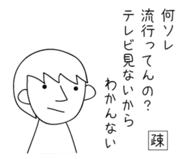 Do not know what you want to convey sticker #8160124
