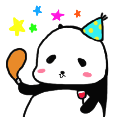 The sleeping is eating panda fall winter