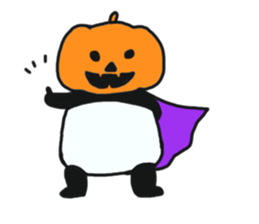 The sleeping is eating panda fall winter sticker #8160364