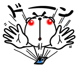 Bear of Eyebrows [Z] 06 sticker #8160491