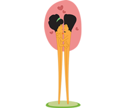 Mr & Mrs Hashi In Love Forever sticker #8160744