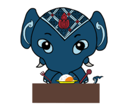 Thai elephants sticker #8161006