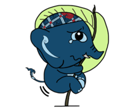 Thai elephants sticker #8161009