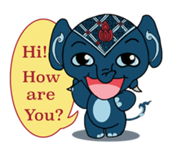 Thai elephants sticker #8161020