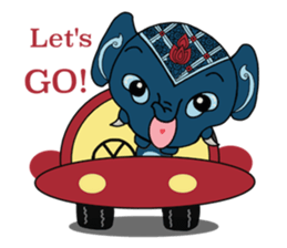 Thai elephants sticker #8161021
