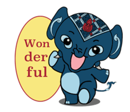 Thai elephants sticker #8161023
