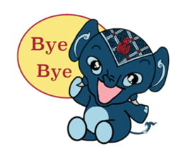 Thai elephants sticker #8161029