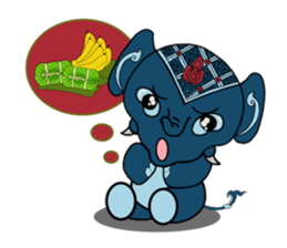 Thai elephants sticker #8161031