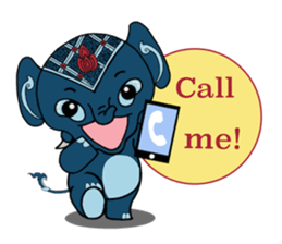Thai elephants sticker #8161034