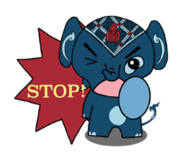 Thai elephants sticker #8161035