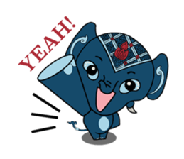 Thai elephants sticker #8161037
