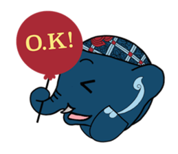Thai elephants sticker #8161038