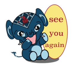Thai elephants sticker #8161040