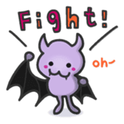 small bat and halloween sticker #8161106