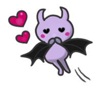 small bat and halloween sticker #8161108
