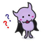 small bat and halloween sticker #8161109
