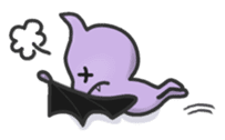 small bat and halloween sticker #8161117