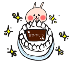 A Celebration at Loose rabbit sticker #8161124