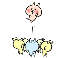 A Celebration at Loose rabbit sticker #8161142