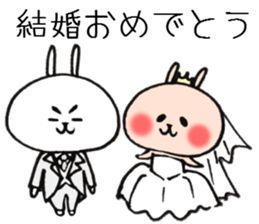 A Celebration at Loose rabbit sticker #8161146