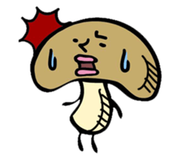 maybe shiitake mushroom sticker #8161247