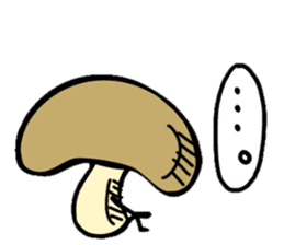 maybe shiitake mushroom sticker #8161251