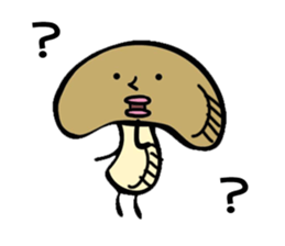 maybe shiitake mushroom sticker #8161252