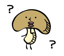 maybe shiitake mushroom sticker #8161252