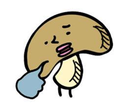 maybe shiitake mushroom sticker #8161263
