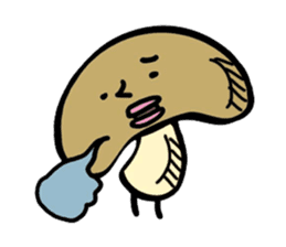 maybe shiitake mushroom sticker #8161263