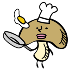 maybe shiitake mushroom sticker #8161272