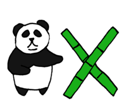 Panpan of a relaxation panda3 sticker #8161645