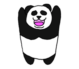 Panpan of a relaxation panda3 sticker #8161648